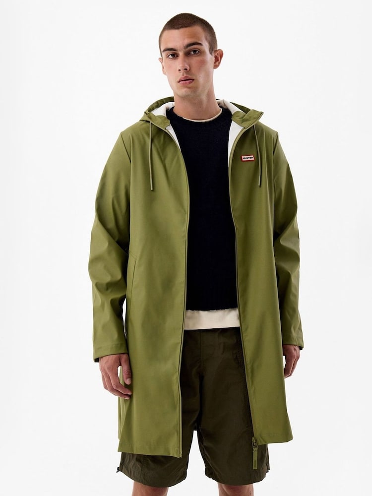 Hunter Green Andrea Raincoat - Image 1 of 3 Hunter Green Andrea Raincoat - Image 1 of 3
