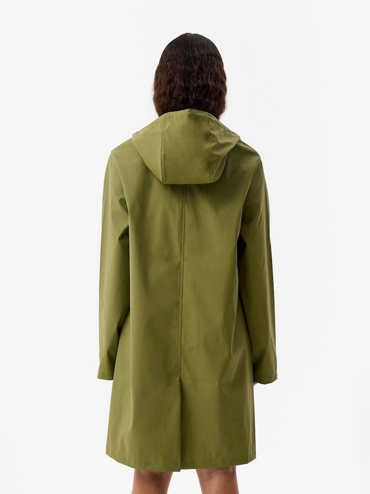 Hunter Green Andrea Raincoat - Image 2 of 3 Hunter Green Andrea Raincoat - Image 2 of 3