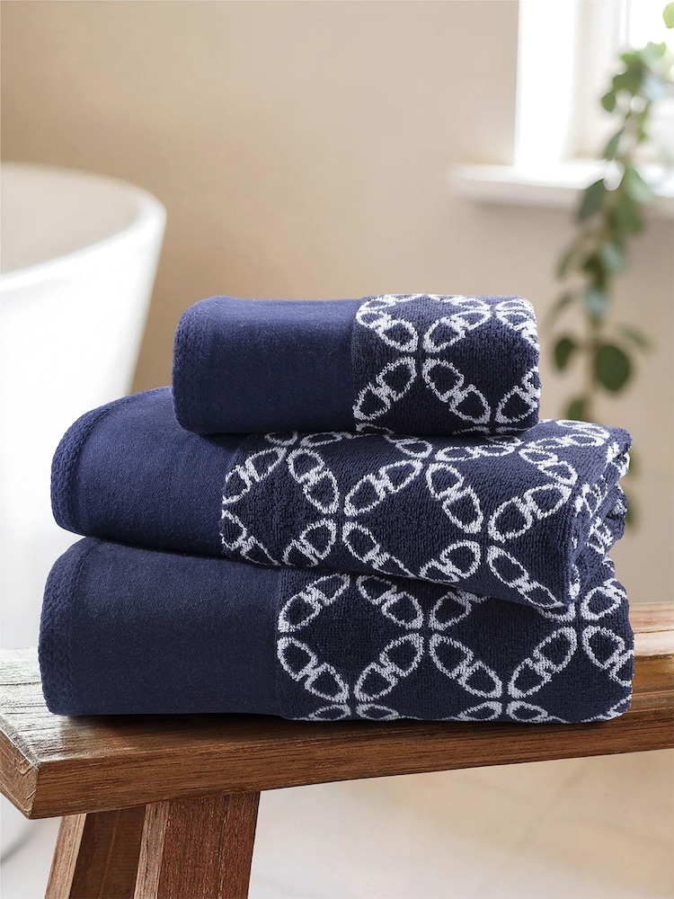 U.S. Polo Assn. Pure Cotton Geo Towel - Изображение 1 из 3 U.S. Polo Assn. Pure Cotton Geo Towel - Изображение 1 из 3