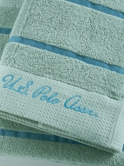 U.S. Polo Assn. Pure Cotton Satin Stripe Towel - Изображение 2 из 3