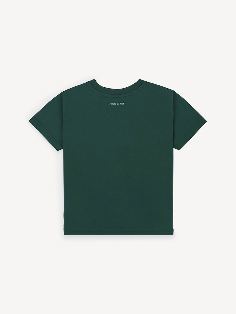 Sporty & Rich Green Kids Be Nice T-Shirt - Image 2 of 6 Sporty & Rich Green Kids Be Nice T-Shirt - Image 2 of 6