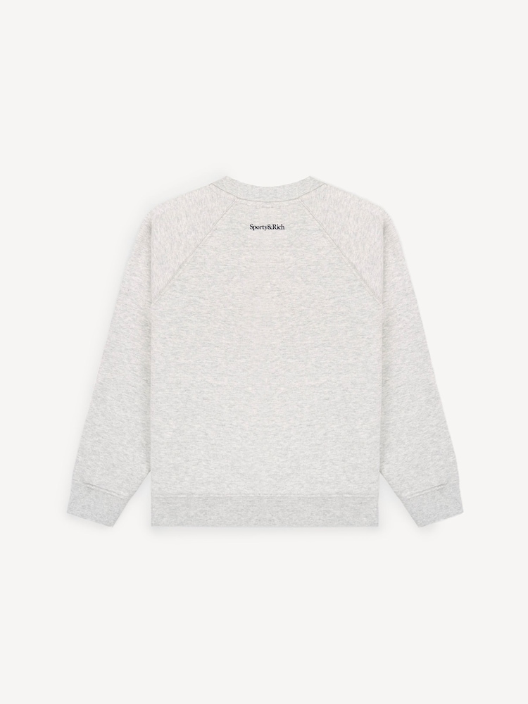 Sporty & Rich Grey Kids California Emblem Crewneck Sweatshirt - Image 2 of 4
