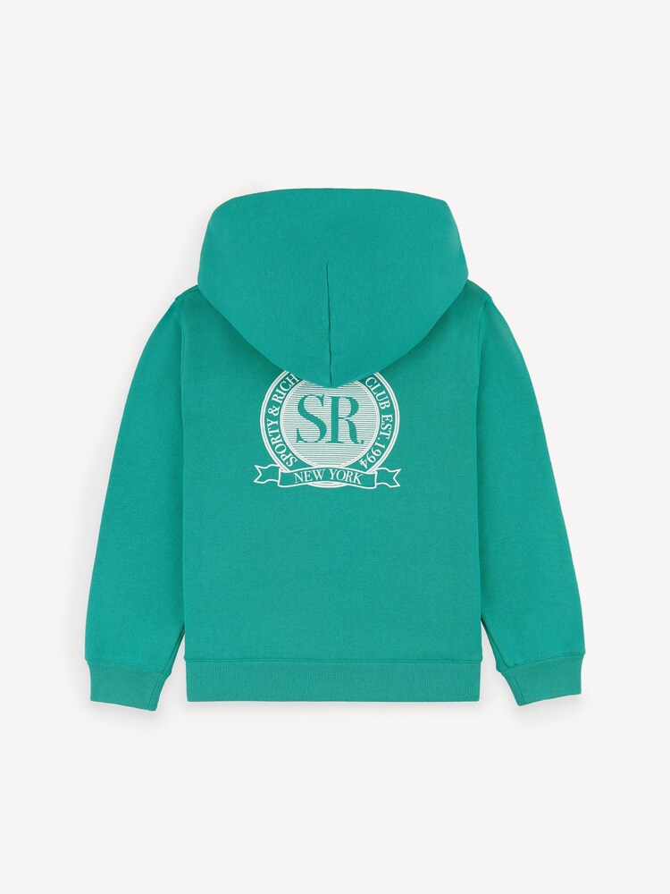 Sporty & Rich Green Royal Club Hoodie - Image 2 of 4