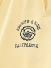 Sporty & Rich Yellow California Emblem Sweatpants - Image 5 of 6
