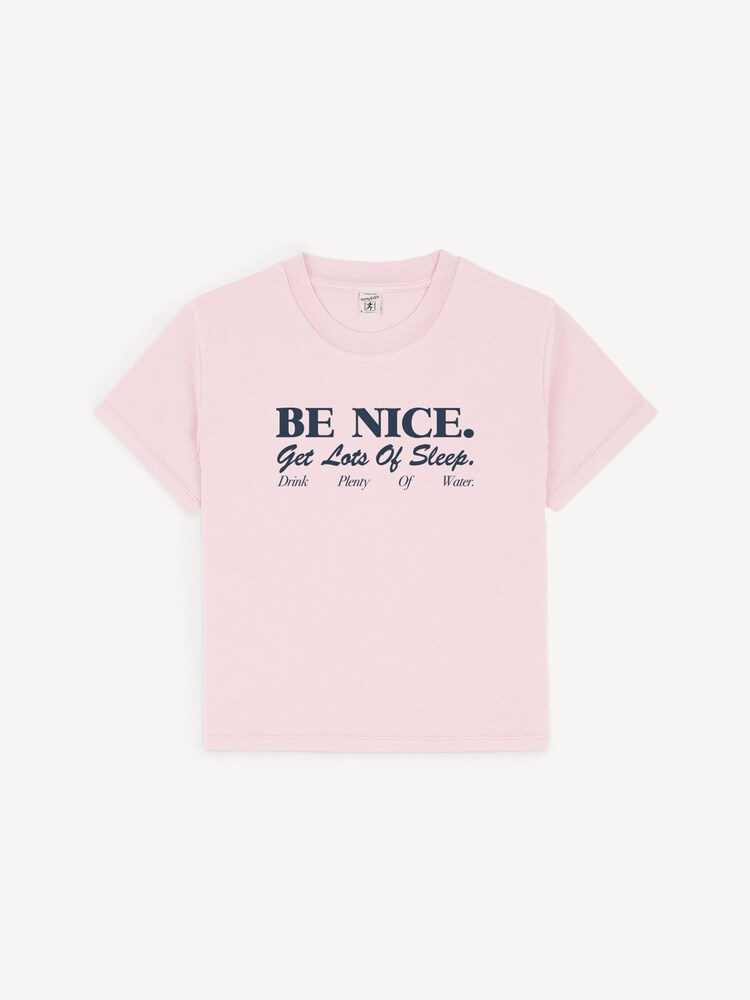 وردي - Sporty & Rich Kids Be Nice T-Shirt - صورة 1 من 4