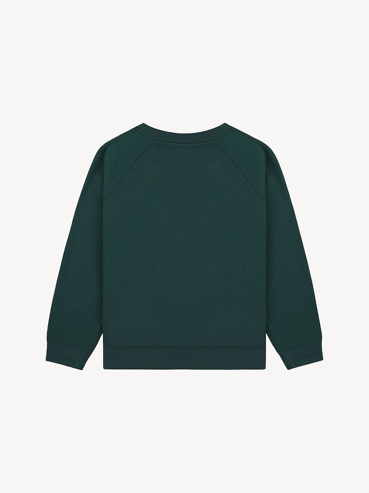 Sporty & Rich Green Kids NY 94 Crewneck Sweatshirt - Image 2 of 4
