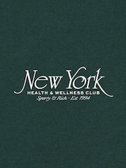 Sporty & Rich Green Kids NY 94 Crewneck Sweatshirt - Image 3 of 4