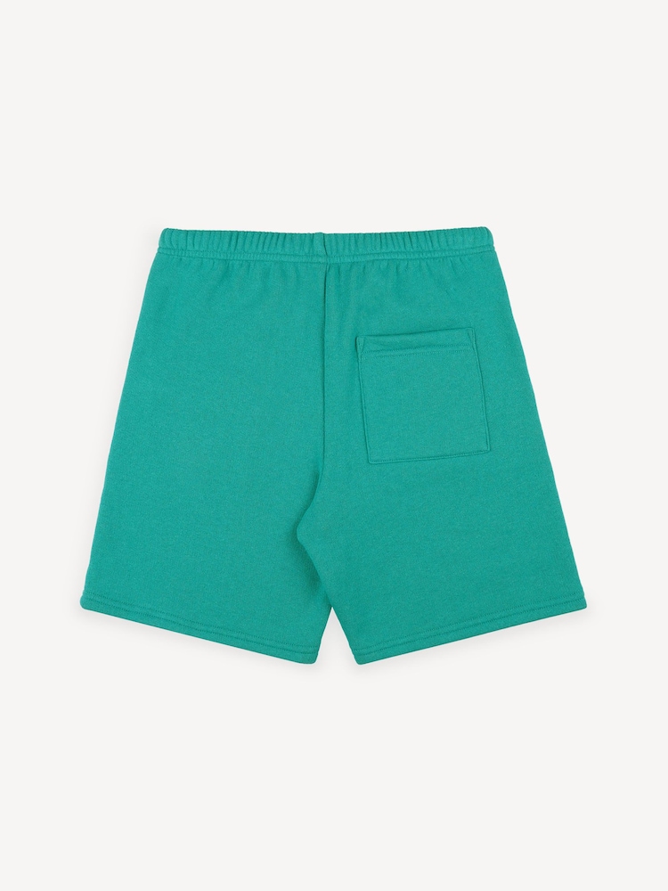 Sporty & Rich Green Kids Royal Club Gym Shorts - Image 2 of 4