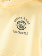 Sporty & Rich Yellow Kids California Emblem Hoodie - Image 3 of 5