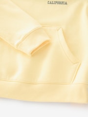 Sporty & Rich Yellow Kids California Emblem Hoodie - Image 4 of 5