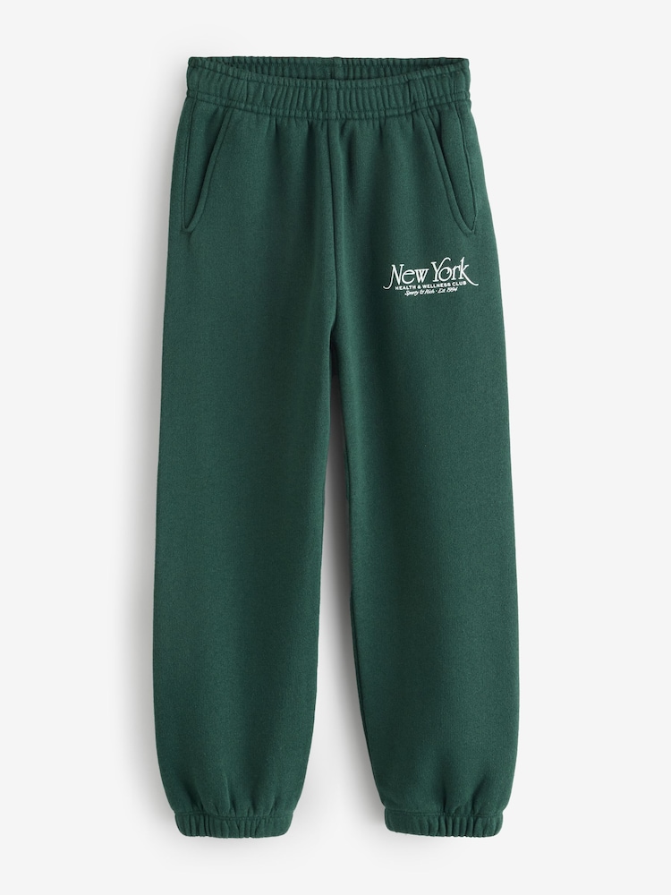 Sporty & Rich Green Kids NY 94 Sweatpants - Image 1 of 6