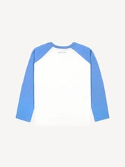 Sporty & Rich White Kids Be Nice Baseball T-Shirt - Image 2 of 4