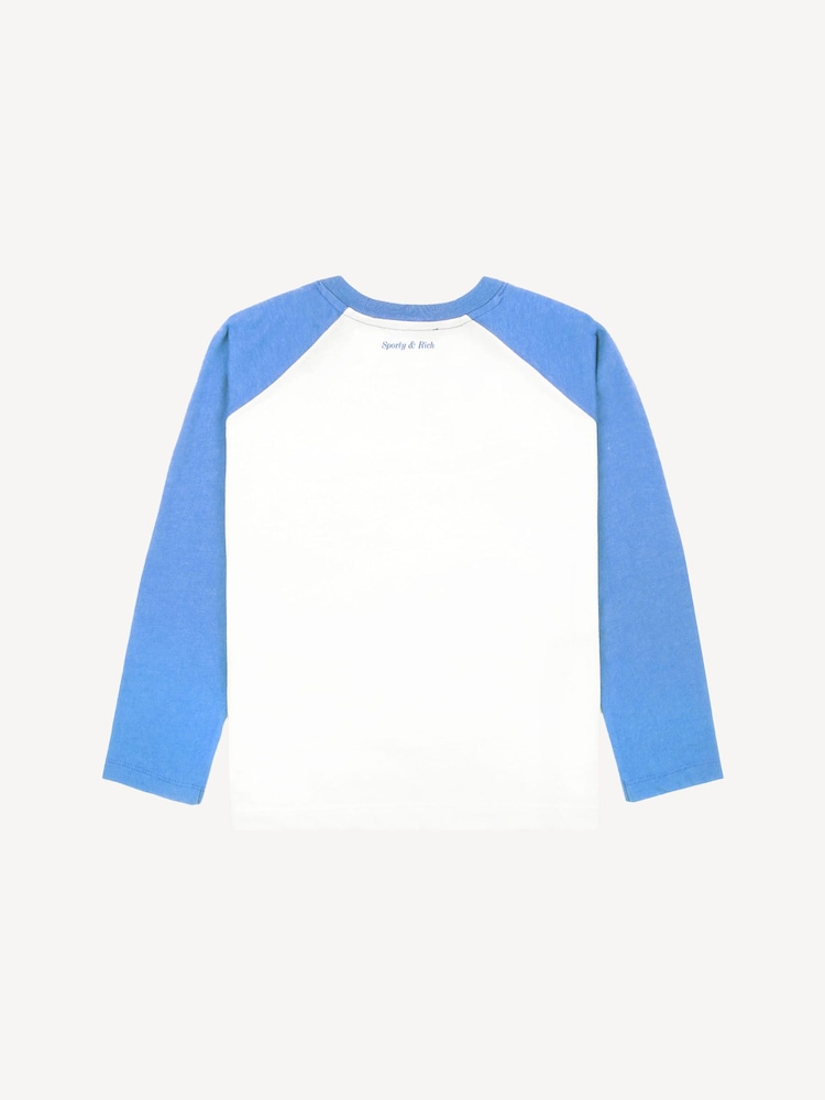 Sporty & Rich White Kids Be Nice Baseball T-Shirt - Image 2 of 4