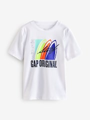 Gap White Swim Rash Guard (4-13yrs) - Image 1 of 4
