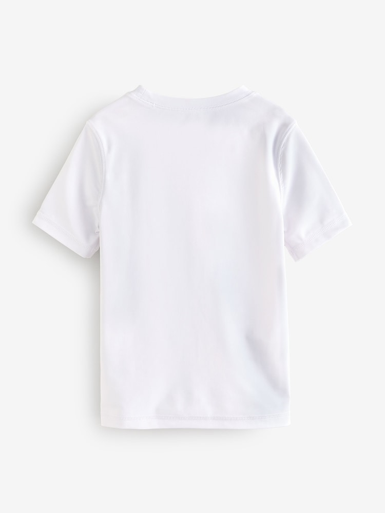 Gap White Swim Rash Guard (4-13yrs) - Image 2 of 4