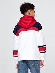 Gap Vintage Soft francoski frotir z izrazitim barvnim vzorcem Logo kapucar; jopa/pulover s kapuco (4-13let) - Slika 2 iz 5