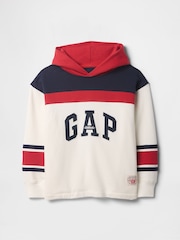 Gap Vintage Soft francoski frotir z izrazitim barvnim vzorcem Logo kapucar; jopa/pulover s kapuco (4-13let) - Slika 5 iz 5