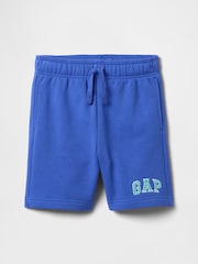 Gap Blue Logo Pull On Fleece-Lined Shorts (4-13yrs) - Image 1 of 3