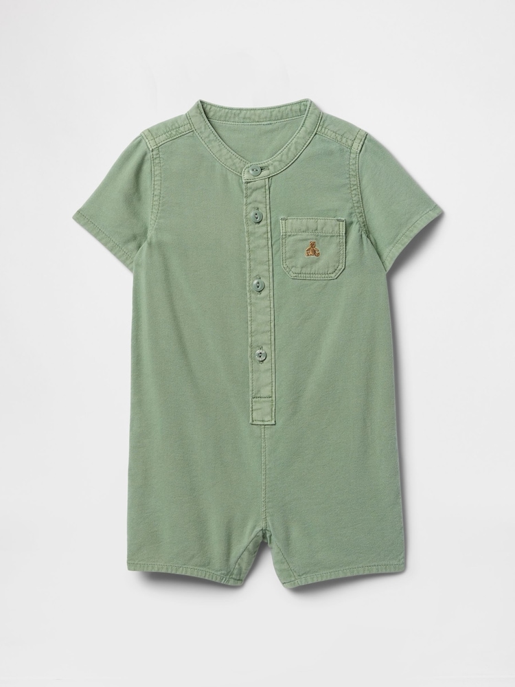 Gap Green Pocket Romper (Newborn-24mths) - Image 1 of 2