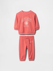 Gap Red Vintage Soft Sweatshirt and Joggers Set (Newborn-24mths) - Image 1 of 3