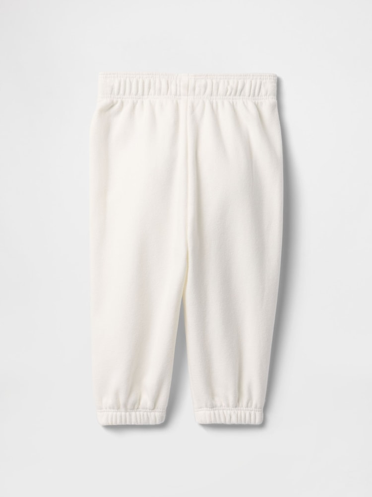Blanco - Pantalones de chándal suaves de estilo vintage con logo de Gap (recién nacido-24 meses) - Imagen 2 de 2