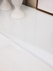 White Sloane Glass 9 Drawer Collection Luxe Chest of Drawers - Image 4 of 8