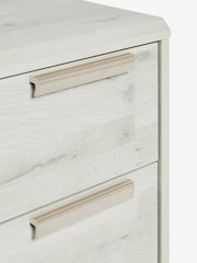 Set of 2 White Bronx Oak Effect Set of 2 Bedside Tables - Image 5 of 9
