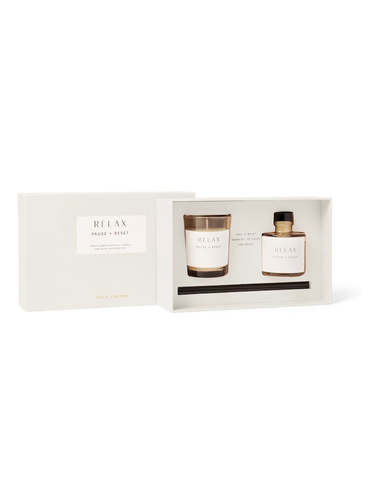 Katie Loxton Relax Mini Votive Reed Diffuser Gift Set - Image 1 of 4