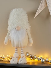 Decoris Cream Christmas Gonk Large Plush Ornament - Image 1 of 2