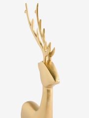Decoris Gold Tone Christmas Reindeer Ornament - Image 4 of 4