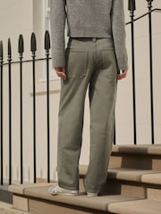 Khakigrün - Ankle Straight Leg Carpenter Jeans - Bild 5 von 9