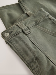 Khakigrün - Ankle Straight Leg Carpenter Jeans - Bild 9 von 9