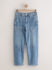 Mid Blue Ankle Straight Leg Carpenter Jeans - Image 1 of 4