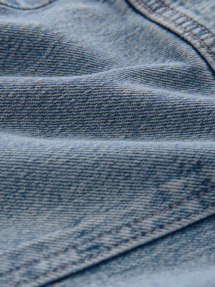 Mid Blue Ankle Straight Leg Carpenter Jeans - Image 9 of 9