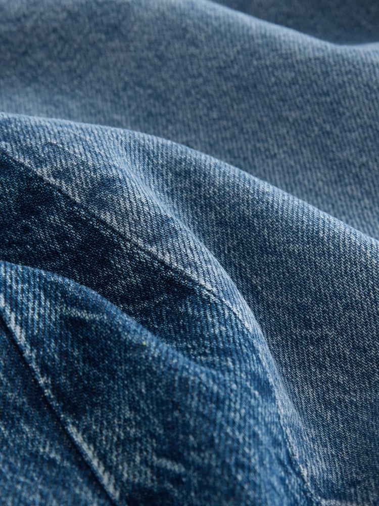 Painel Lateral Contrastado blue - Calça Jeans Horseshoe Barrel - Imagem 2 de 3