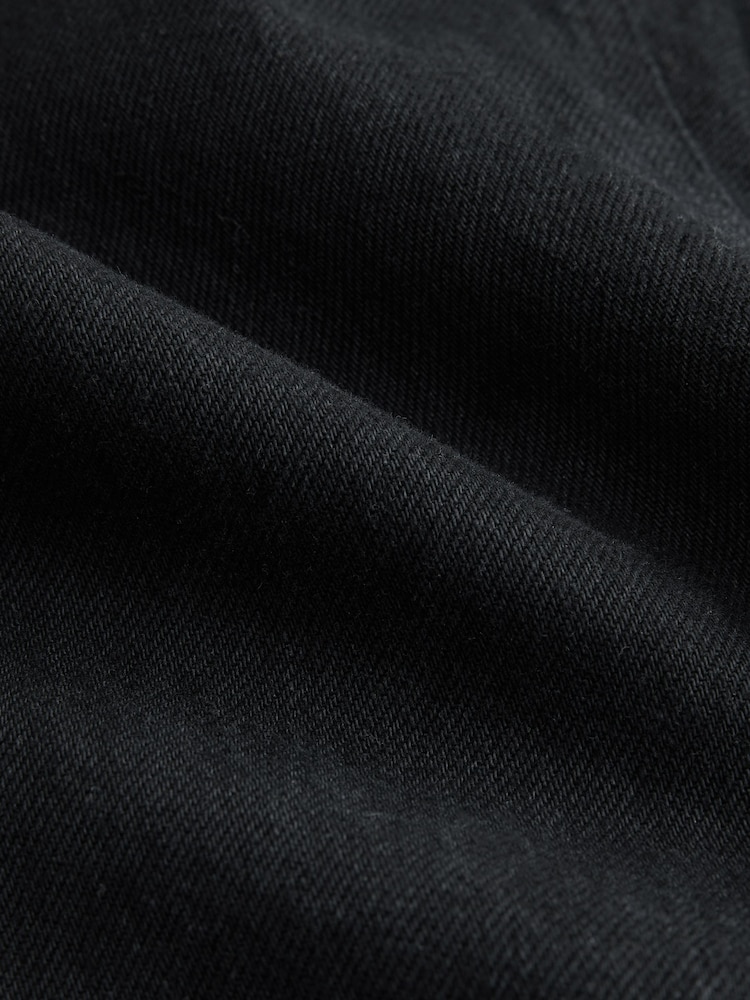 Washed Black Boyfriend Turn Up Jeans - Image 2 of 3