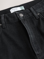 Washed Black Boyfriend Turn Up Jeans - Image 3 of 3