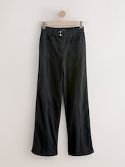 Black Slim Lift and Shape Wide Leg Jeans - Image 1 of 3