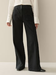 Negro - Slim Lift and Shape Wide Leg Jeans - Imagen 4 de 9