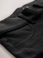 Black Jersey Denim Bootcut Leggings - Image 9 of 9