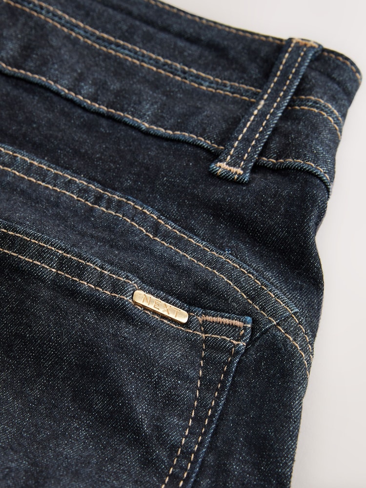 Rinse Blue Slim Lift and Shape Wide Leg Jeans - Image 9 of 9