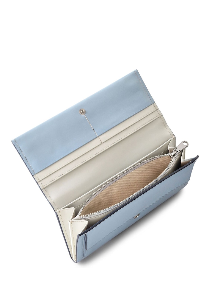 Radley Large Blue Heritage Border Flapover Matinee Purse - Bild 4 von 4