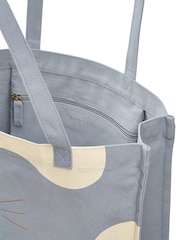 Radley London Medium Blue Lighthouse Open Top Tote Bag - Image 3 of 4