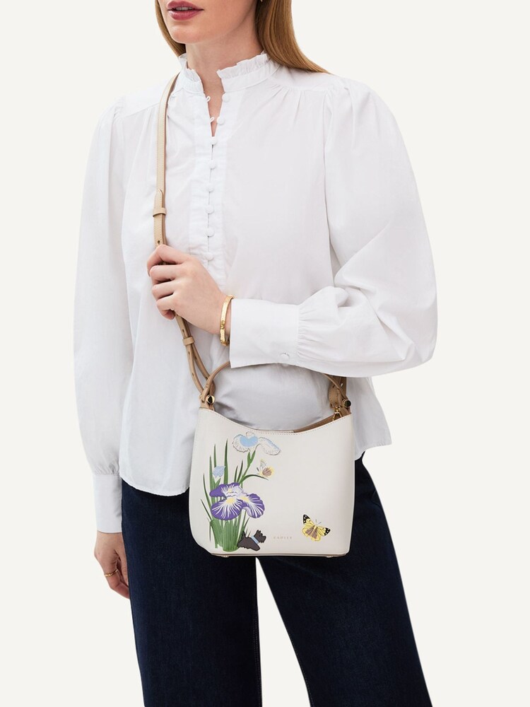 Radley Small Rhs SS25 Open Top White Cross-Body Bag - Image 6 of 6