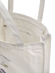 Radley Medium Natural RHS SS25 Open Top Tote Bag - Image 4 of 4