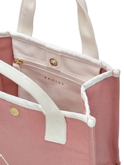Radley Pink Small Heritage Dog Outline Open Top Grab Bag - Image 3 of 4
