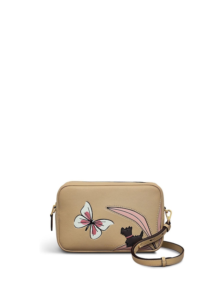 Radley Small Spring Meadow Zip Top Nude Cross-Body Bag - Bild 1 von 5