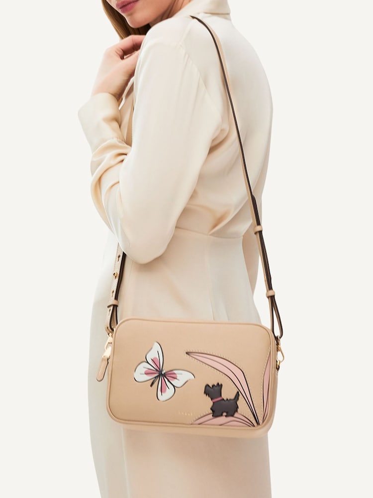 Radley Small Spring Meadow Zip Top Nude Cross-Body Bag - Bild 5 von 5