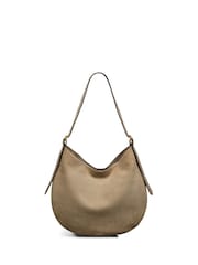 Radley London Large Kensington Place Suede Open Top Nude Shoulder Bag - Image 1 of 5