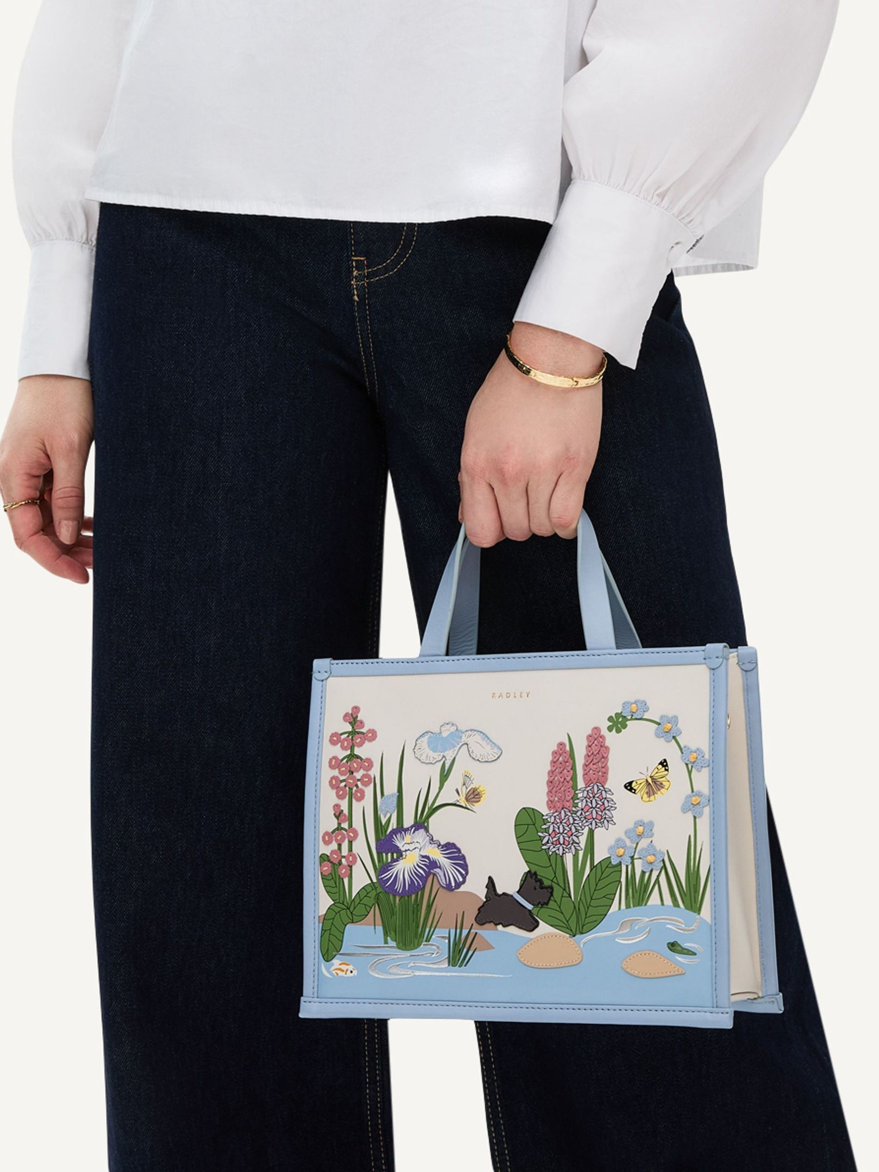 Radley London Radley Bridgewater 2.0 - Borsa Patchwork Media Con Manici E Tracolla - Pelle Martellata